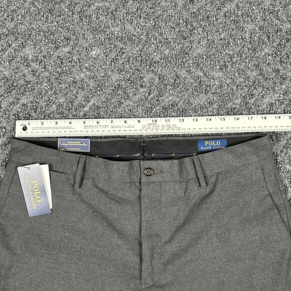 Polo Ralph Lauren Pants Men’s 36x32 Stretch Straight Fit Heather Gray NEW - Picture 5 of 9